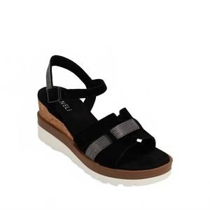 NEW VANELI women's caitlin sandal in black suede